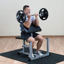 Load image into Gallery viewer, Powerline Preacher Curl Bench Seated Muscle Trainer - The Home Fitness Corp
