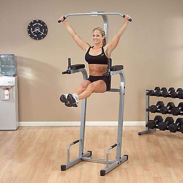 Powerline Vertical Knee Raise with Pull Up Abdominal Back Trainer