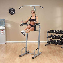 Load image into Gallery viewer, Powerline Vertical Knee Raise with Pull Up Abdominal Back Trainer - The Home Fitness Corp
