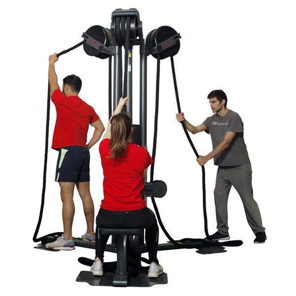 Ropeflex RX2500 Oryx Tri Station Rope Pulling Machine CrossFit Trainer Machine - The Home Fitness Corp