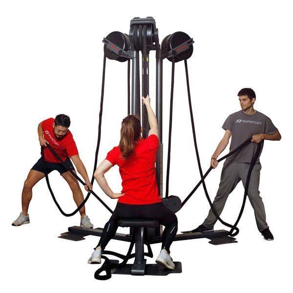 Ropeflex RX2500 Oryx Tri Station Rope Pulling Machine CrossFit Trainer ...