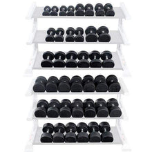 Load image into Gallery viewer, Rubber Round Dumbbell Sets 5 to 100 Pounds Weight Sets - The Home Fitness Corp
