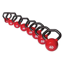 Load image into Gallery viewer, Vinyl Dipped KettleBALL Sets with Ergonomic Handles 5-60 Lbs - The Home Fitness Corp
