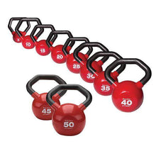 Load image into Gallery viewer, Vinyl Dipped KettleBALL Sets with Ergonomic Handles 5-60 Lbs - The Home Fitness Corp
