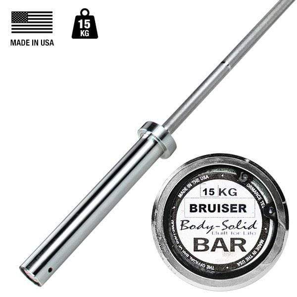 Women's Olympic 15kg Bruiser Bar Weight Lifting Equipment - The Home Fitness Corp